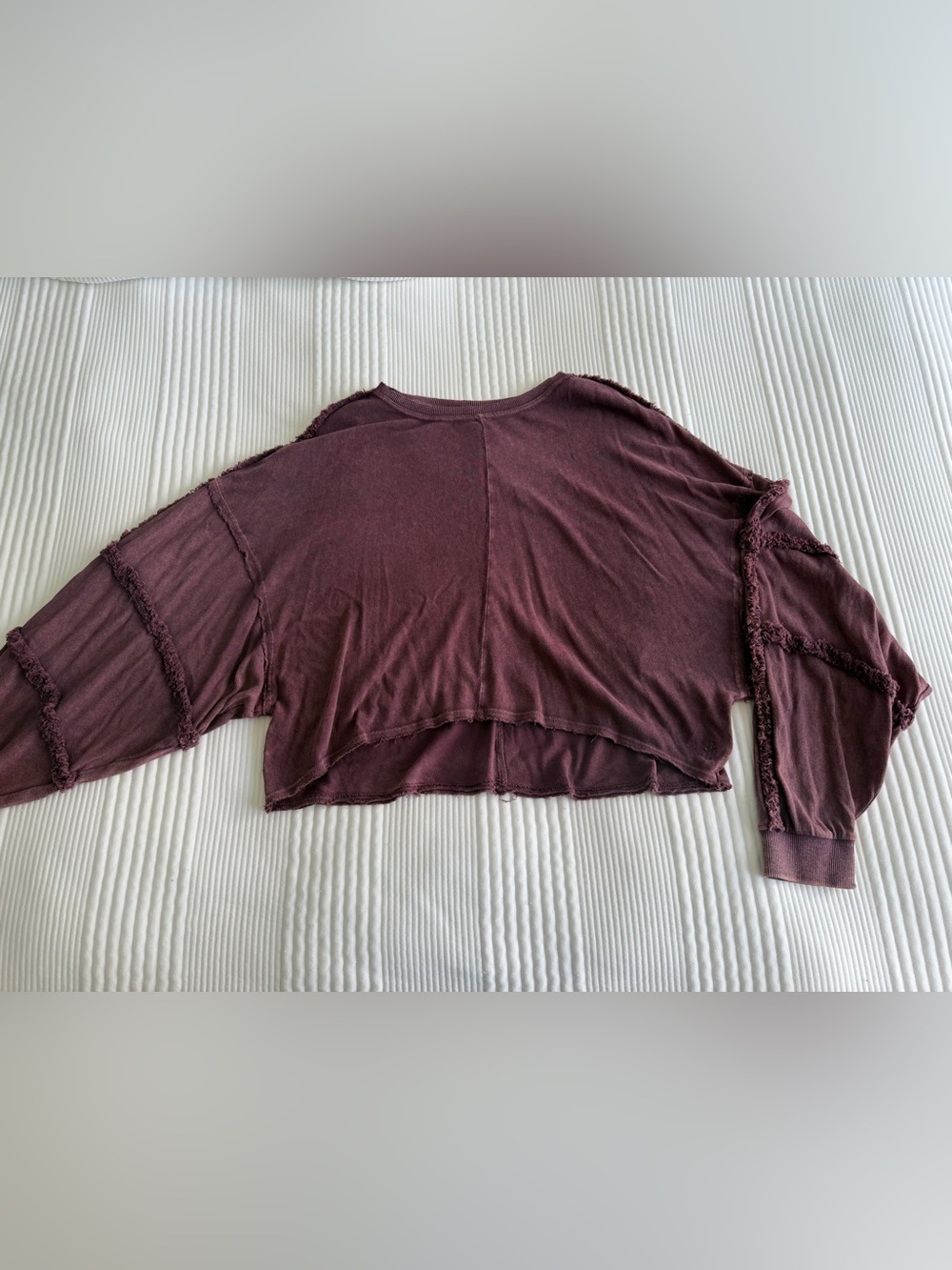 Free People Cropped Long-Sleeve Top - Picture 3 of 3